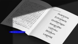 Caractère Bleujour : typographie optimisée pour le texte de labeur au sein du système visuel marque hardware. 