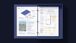 Déclinaison de la charte graphique sur les outils de communication papier et supports techniques d'EPC Solaire. 