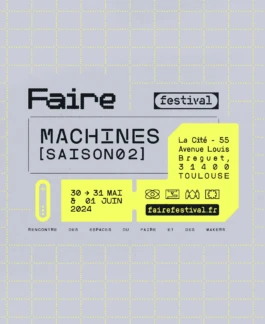 Autocollants et éléments graphiques déclinés pour l'identité visuelle FabLabs par Pépite.