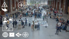 Pictogrammes évoquant les technologies de fabrication et de transformation pour le Faire Festival.