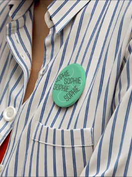 Badge théâtre Fil à Plomb