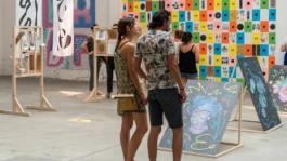 Vue scénographique issue du commissariat d'exposition assuré par Pépite pour Figuré.e Édition 1. 