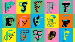 Affiche utilisant un jeu de caractères typographiques créé pour l'identité visuelle festival Figuré.e 2. 