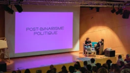 Mise en scène du design graphique lors du cycle de conférences 