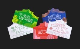 Carte postale Halles de la Cartoucherie 