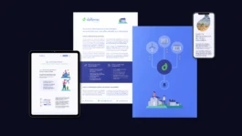 Plaquette de présentation institutionnelle Volterres déclinant les codes graphiques de la transition énergétique.