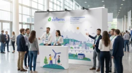 Signalétique de bureau et identité de marque appliquée aux espaces de travail de Volterres.